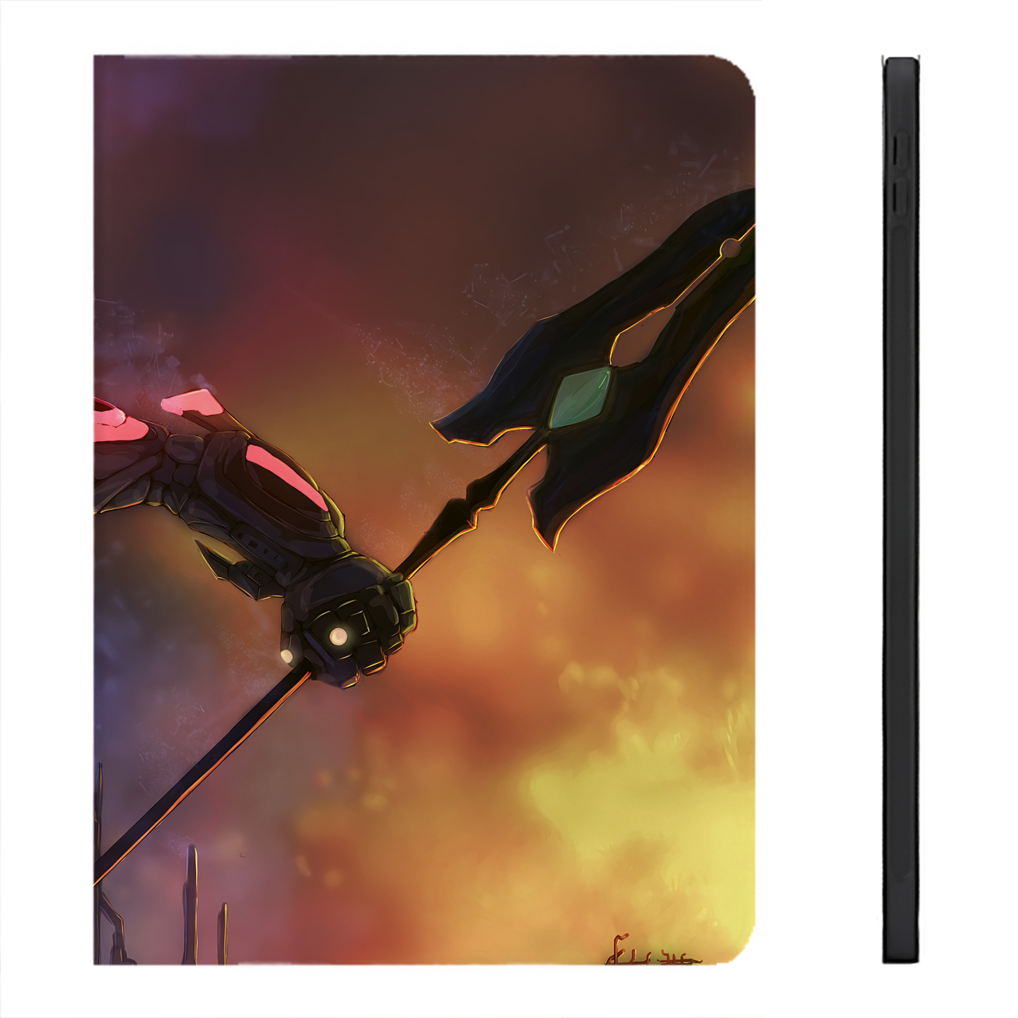 （画像用） EVA 新世紀エヴァンゲリオン IPadケース ペンホルダー付き ブックスタイルデザイン